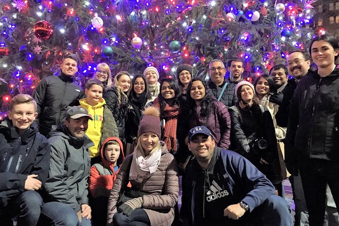 New York Holiday Lights and Sights Walking Tour - Rockefeller Center Christmas Tree: where Midtown goes full postcard