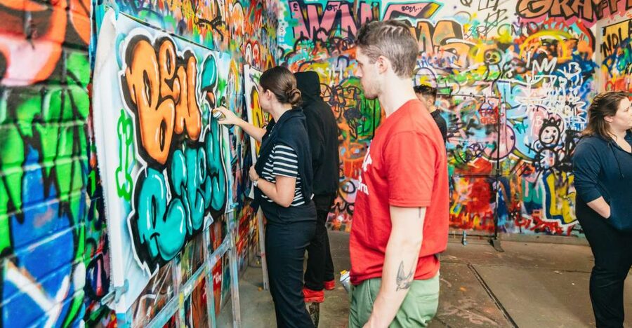 NYC: Brooklyn Graffiti Workshop with Local Artist - Learning aerosol control: tagging, lettering, and shading that actually makes sense