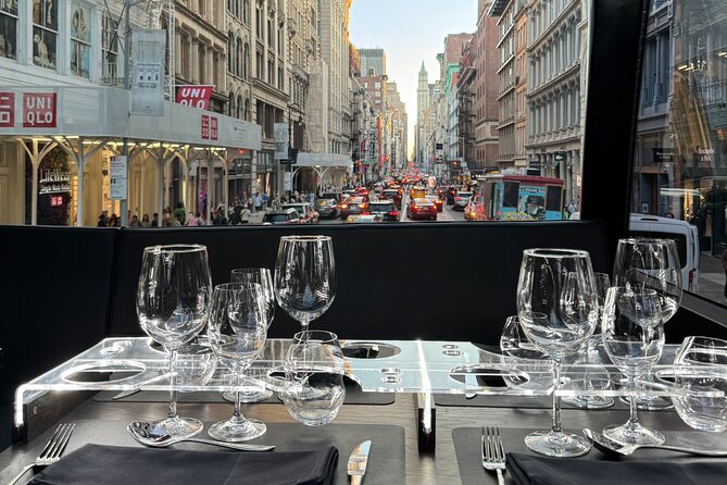 NYC Bustronome Gourmet Sightseeing Lunch Panoramic Bus - The Onboard Team: Ivan, Jonathan, and the Service Style