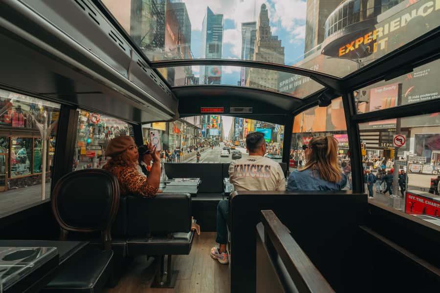 NYC Bustronome Lunch Tour - Photos, Views, and Comfort: What the 360° Terrace Changes