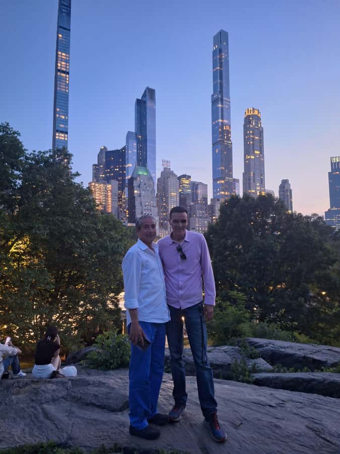 NYC: Central Park Pedicab Tour - An ice skating stop that adds a seasonal sense of place