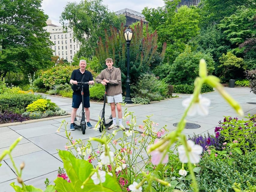 NYC: Central Park Private Guided Electric Scooter Tour - Belvedere Castle and Cleopatra’s Needle: big icons, tight stops