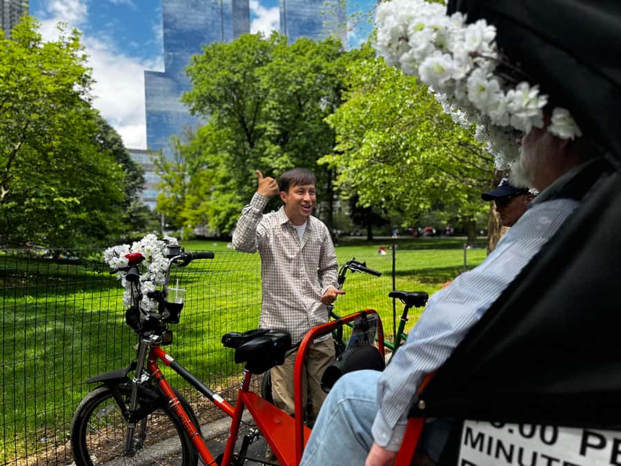 NYC: Central Park Storytelling Pedicab Tour with Theater - Meeting points, timing, and how the ride works in real life