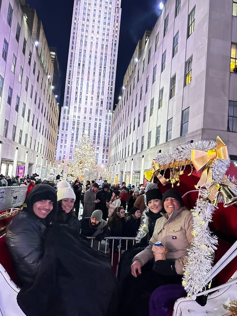 NYC: Christmas Lights Horse Carriage Ride - St. Patrick’s Cathedral and Midtown Details From the Carriage Seat