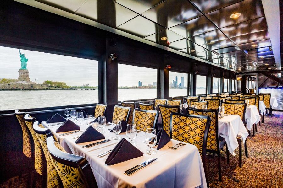 NYC: City Cruises Brunch, Lunch, or Dinner Buffet Cruise - DJ Energy and Games: Fun Without Overthinking It