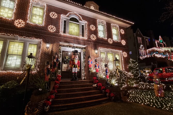NYC: Dyker Heights Christmas Lights Express Hot Coco+Santa Cookie - Dyker Heights at Night: Why This Neighborhood Gets All the Credit