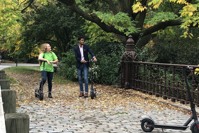 NYC Electric Scooter Rental - Where you meet: 203 W 58th St and getting rolling fast