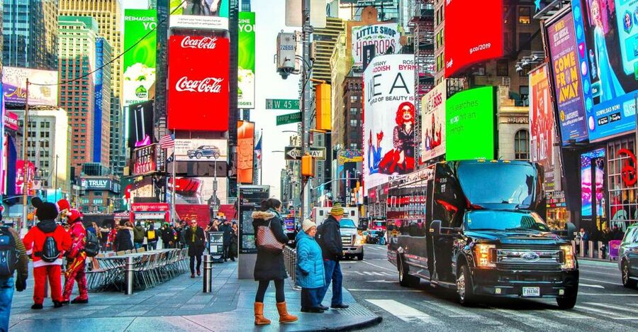 NYC: Guided Bus and Walking Tour with Staten Island Ferry - Bus comfort, plus the open-top vs glass-top seasonal switch
