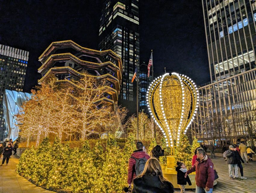 NYC: Holiday Lights Guided Bus Tour - Rockefeller Center time: quick look, big photo potential