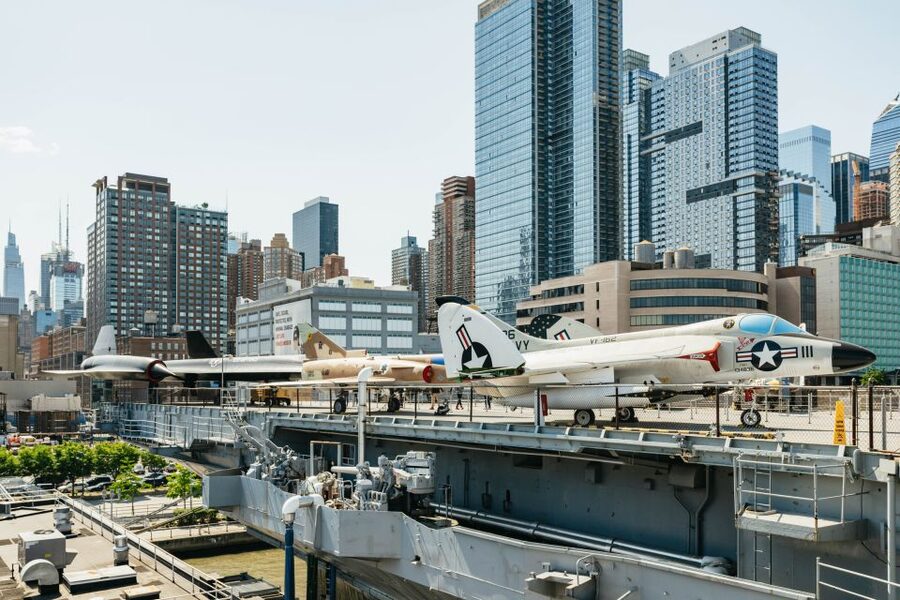NYC: Intrepid Museum Entry Ticket - Hangar deck to flight deck to gallery: the route that makes sense
