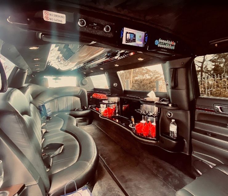 NYC Limousine Tour By Stretch Limo-King And Queen Limo NYC - Brooklyn Bridge Stop (About 15 Minutes): The Skyline Angle You Want