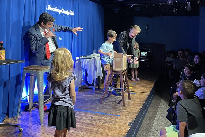 NYC: Magic Show for All Ages - Broadway Magic Hour (Times Square) - Your performers: Jim Vines and Carl Mercurio