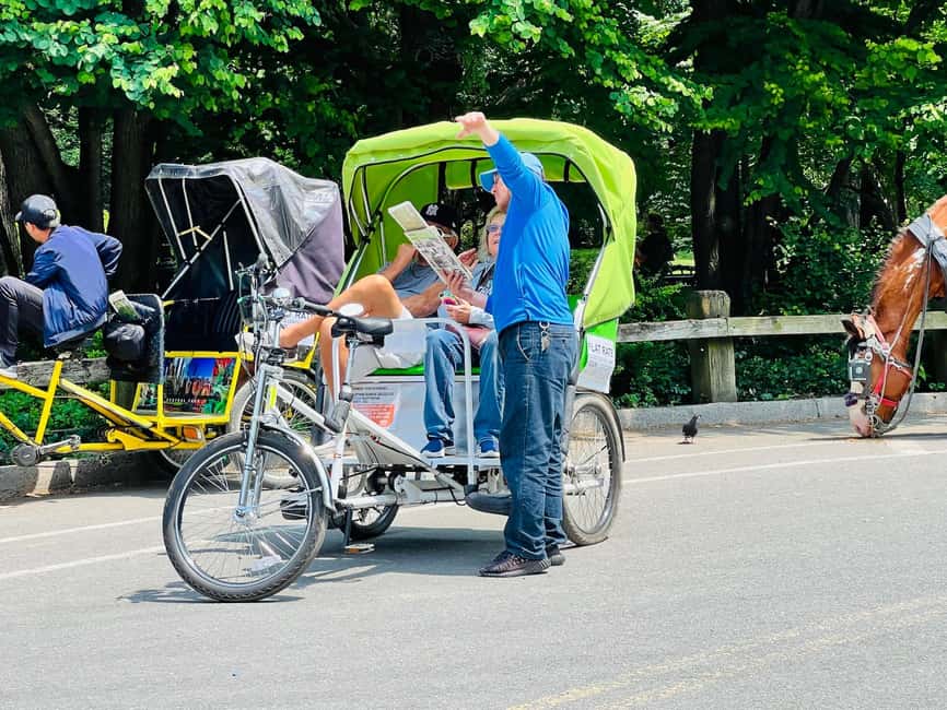 NYC: Private Central Park Pedicab Tours / PICKUP FROM MUSEUM - Where this tour fits best in your NYC day