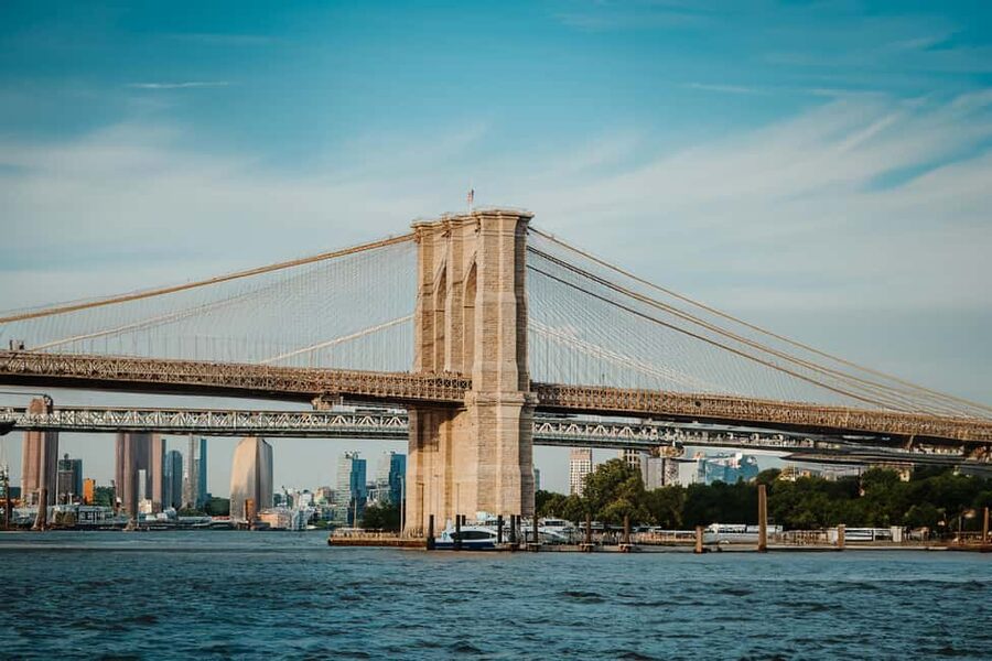 NYC: Sightseeing Harbor Cruise on the Grande Mariner - The Brooklyn Bridge + Brooklyn Bridge Park: the skyline’s classic hinge