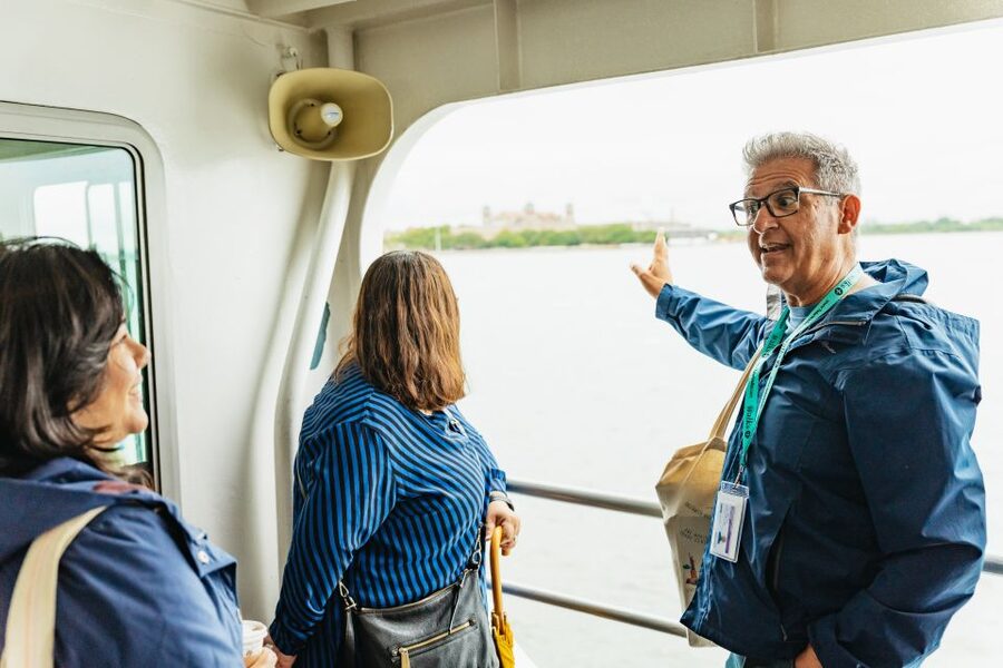 NYC: Statue of Liberty and Ellis Island Guided Tour - Ellis Island National Museum: audio guide time and passenger-record hunting