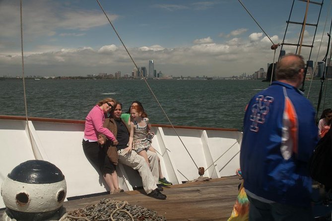 NYC Statue of Liberty Tall Ship Sail aboard Clipper City - The On-Deck Setup: Drinks, Restroom, and Comfort