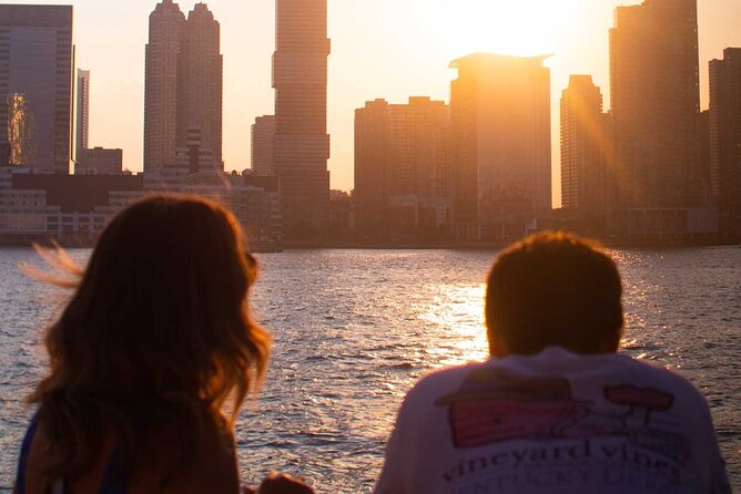 NYC Sunset Cruise Experience the City Twilight Magic - Hudson River start from Pier 40: your first golden minutes