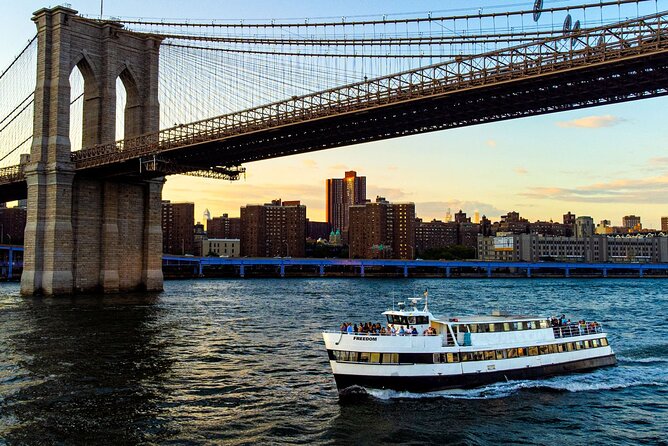 NYC Sunset Cruise Experience the City Twilight Magic - Statue of Liberty views from the water: close enough to feel it