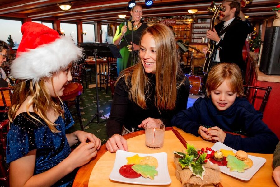 NYC: Sunset Holiday Cocoa Cruise - The Best Way to Watch Sunset: Heated Indoors, Open Bow Outdoors