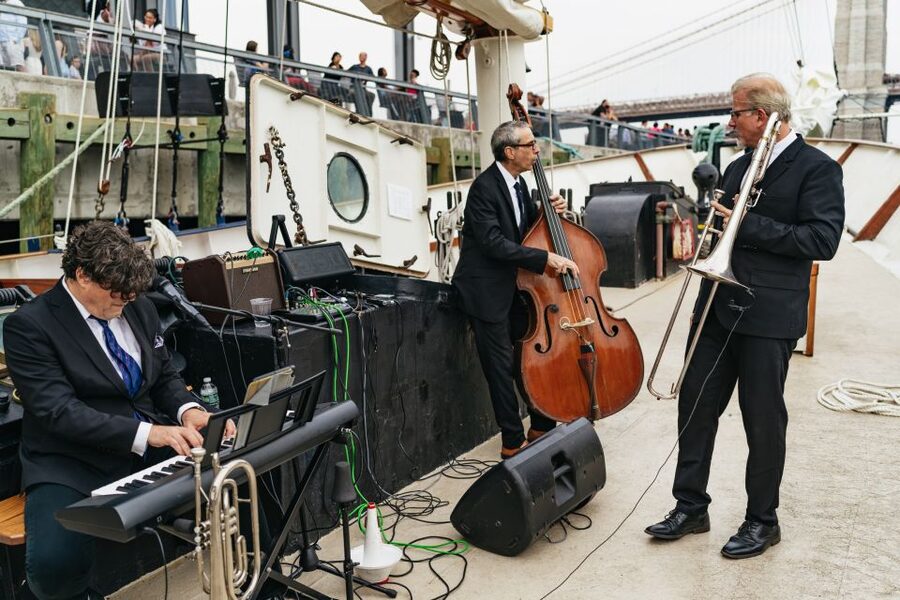 NYC: Sunset Jazz Sail aboard the 'Clipper City' - Live jazz on deck: the music is the mood, not the main event