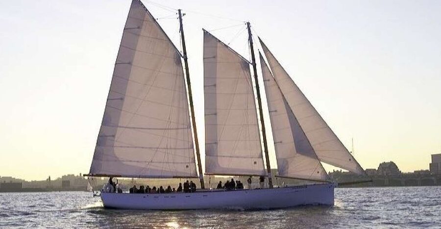 NYC: Sunset Sail Aboard Schooner Adirondack - What the 2 Hours Actually Feel Like: Battery Park, Ellis Island, and Liberty
