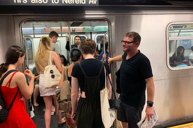 NYC Underground Subway Walking Tour - Meeting at 200 Broadway Near Fulton Center (and Getting Set for the Noise)