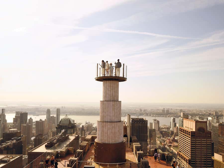 NYC: VIP Rockefeller Center Tour with Observation Deck Entry - The Weather Room champagne toast and the included photo package