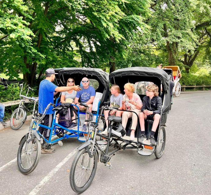 Official Pedicab Tours in Central Park - Where you start: 59th & 6th pickup and the Central Park South options