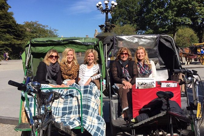 Pedicab Guided Tour of Central Park - The Ride Comfort: Cushioned Seat, Blankets, and a Smooth Pace