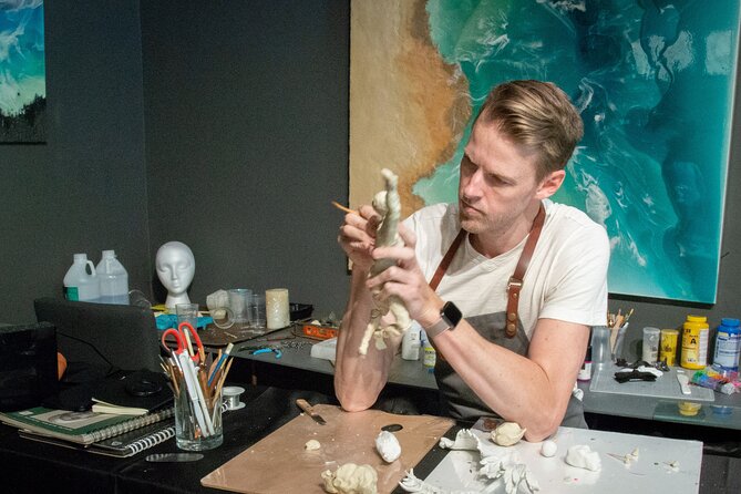 Resin Artwork in a Nolita Artist's Studio - Where You’ll Craft: Nolita Meets Lower Manhattan on Prince Street