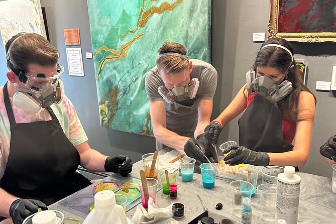 Resin Artwork in a Nolita Artist's Studio - Choosing Your Project: Coasters, Jewelry Dishes, and Wall Pieces