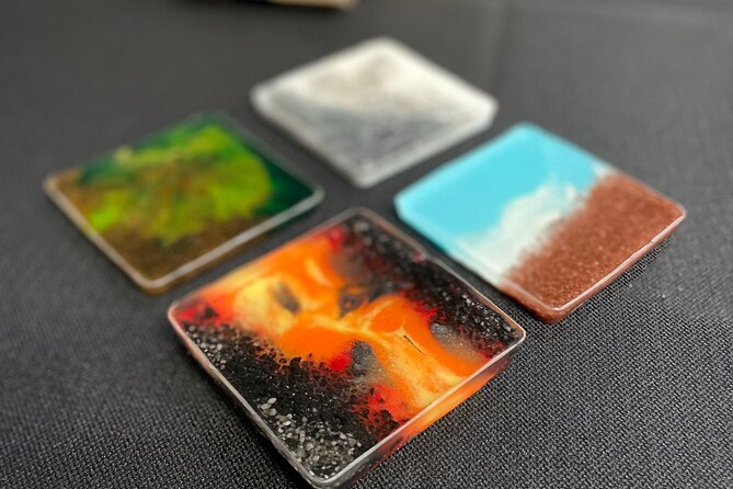 Resin Artwork in a Nolita Artist's Studio - The Resin Workshop Flow: Masking Up, Mixing Color, and Leaving It to Cure