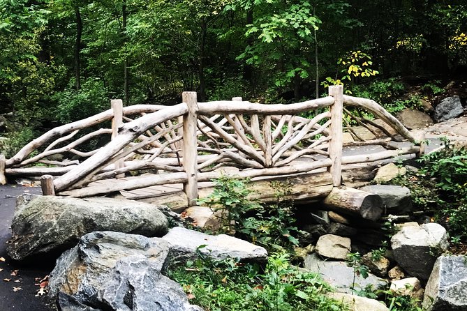 Secret Places of Central Park - The Loch: walking beside a water feature in the North Woods