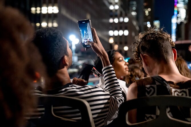 Skyline Night Bus Audio Narrated Tour Experience - Meeting at 620 7th Ave: how to set yourself up for the best views