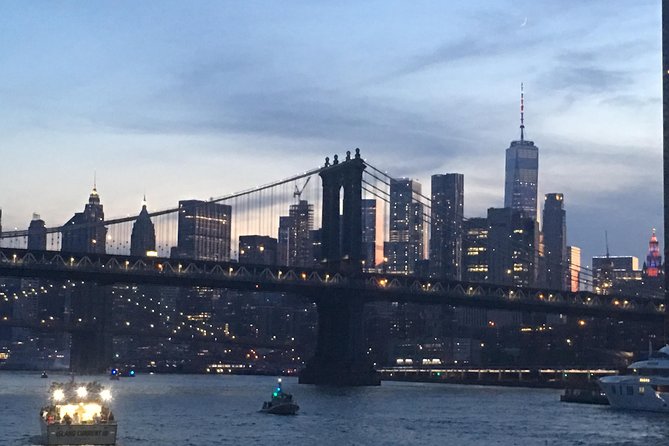 Statue of Liberty Sunset Cruise and New York City Sky Line - Statue of Liberty and Ellis Island From the Waterline
