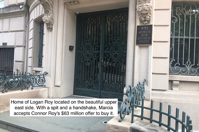 SUCCESSION Walking Tour - Uptown & Downtown NYC Filming Locations - What the guide brings: the difference between facts and a story