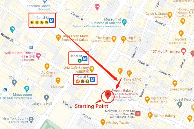 Taste of Chinatown, Little Italy New York Culture and Food Tour - Sweets Bakery: Tea and Egg Tart to Set the Tone