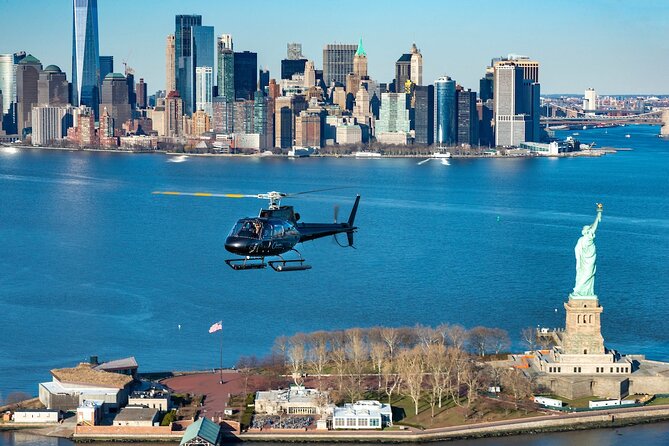 The Big Apple Helicopter Tour of New York City - Statue of Liberty and Ellis Island: The Overhead View That Changes the Scale