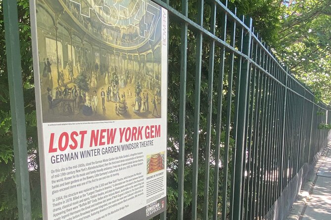 The Bowery Official Historic District Tour - Where this Bowery tour shines: a street-by-street timeline