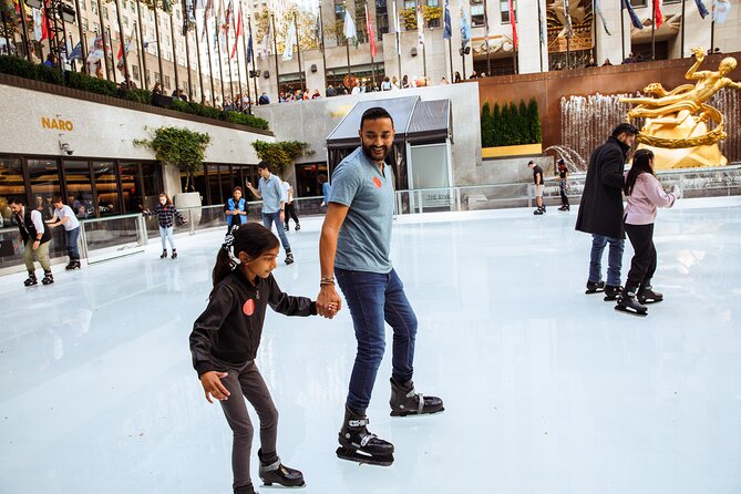 The Rink at Rockefeller Center Ice Skating Ticket - Price and value: $39 for 60 minutes plus gear