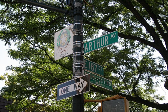 Tour of Contrasts in Italian - Bronx stop: Yankee Stadium views, Fordham area passes, and Arthur Avenue Little Italy