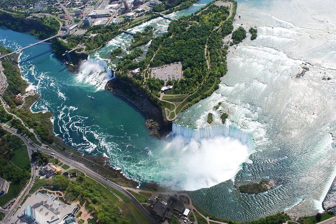 Two Day Combo: Niagara Falls and Washington with Philadelphia from New York - Niagara viewpoints after the boat: Observation Tower, Prospect Point, Luna Island, Terrapin Point