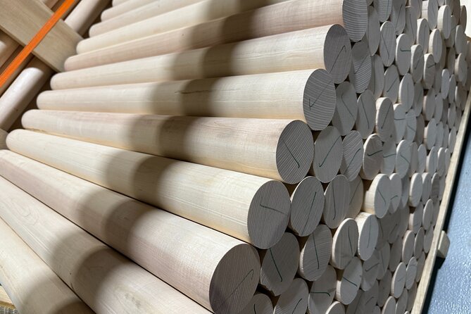 Wood Bat Mill Tour - Robotics plus hand splitting: how the bat takes shape